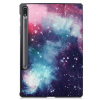 imoshion Coque tablette Design Trifold Galaxy Tab S8 Plus / S7 Plus / S7 FE 5G - Space