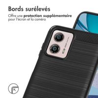 imoshion Coque Brushed Motorola Moto G53 - Noir