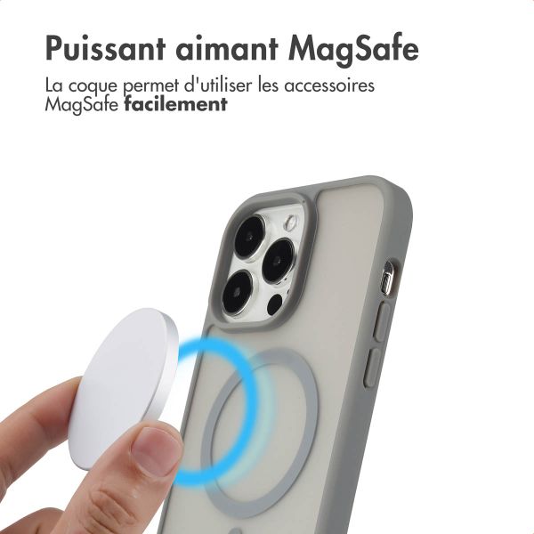 imoshion Coque Color Guard avec MagSafe iPhone 14 Pro Max - Gris