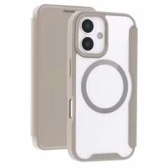 imoshion Bookcase transparente avec MagSafe Apple iPhone 16 - Beige