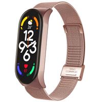 imoshion Bracelet pliant Milanese Xiaomi Mi Band 7 - Rose
