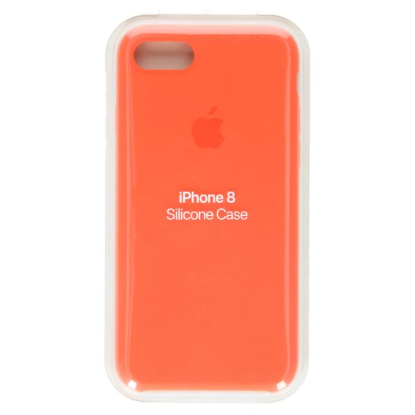 Apple Coque en silicone Apple iPhone SE (2022 / 2020) / 8 / 7 - Spicy Orange