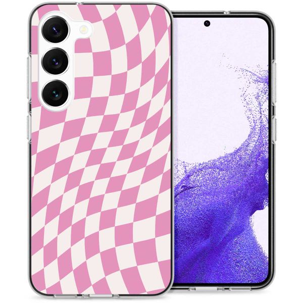 imoshion Coque Design Samsung Galaxy S23 - Retro Pink Check