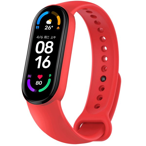 imoshion Bracelet en silicone Xiaomi Mi Band 5 / 6 - Rouge