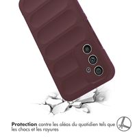 imoshion Coque arrière EasyGrip Samsung Galaxy A54 (5G) - Aubergine