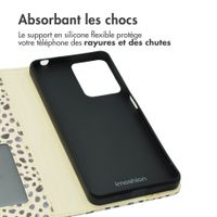 imoshion Étui de télephone portefeuille Design Motorola Moto G04 / G24 - Black And White Dots