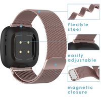 imoshion Milanais Watch bracelet Fitbit Versa 4 / 3 / Sense (2) - Rose