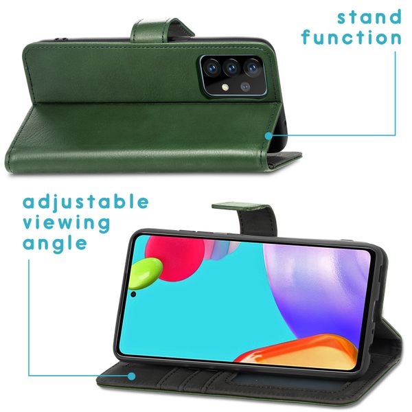 imoshion Étui de télephone portefeuille Samsung Galaxy A52(s) (5G/4G) - Vert