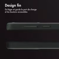 Accezz Coque MagSafe en cuir vintage Samsung Galaxy S24 / S25 - Smokey Green