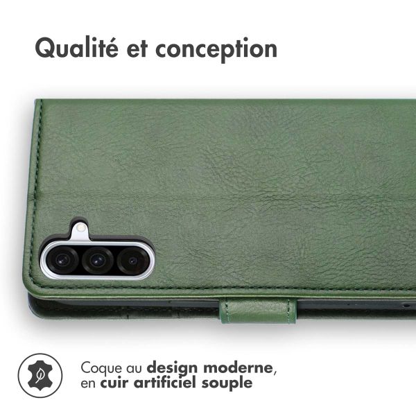 imoshion Étui de téléphone portefeuille Luxe Samsung Galaxy A36 - Vert