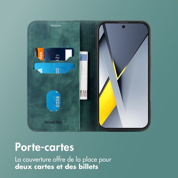 imoshion Étui de téléphone portefeuille Slim Xiaomi Poco F8 Pro - Vert