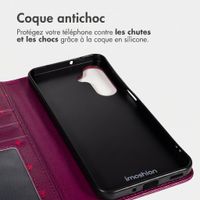 imoshion Étui de télephone portefeuille Design Samsung Galaxy A56 - Crush Check Coral Dust