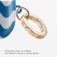 Selencia Coque Vivid Apple AirPods 4 - Wave Vibes Classic Blue