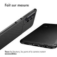 imoshion Coque silicone Carbon Samsung Galaxy A13 4G - Noir