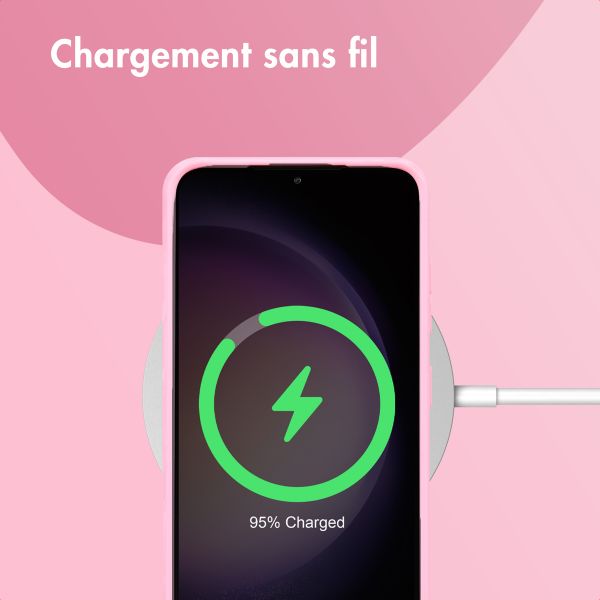 imoshion Coque Couleur Samsung Galaxy S23 - Bubblegum Pink