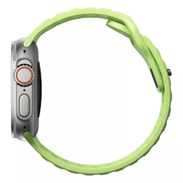 Nomad Bracelet Sport FKM Apple Watch Series 1 t/m 11 / SE / Ultra (44/45/46/49 mm) - Glow Green
