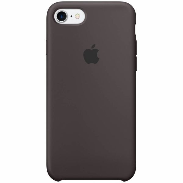 Apple Coque en silicone iPhone SE (2022 / 2020) / 8 / 7 - Cocoa