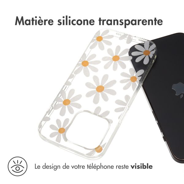 imoshion Coque Design Apple iPhone 15 Pro - Daisy Flower