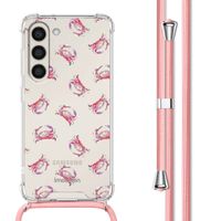 imoshion Coque Design avec cordon Samsung Galaxy S23 Plus - Crab Watercolor