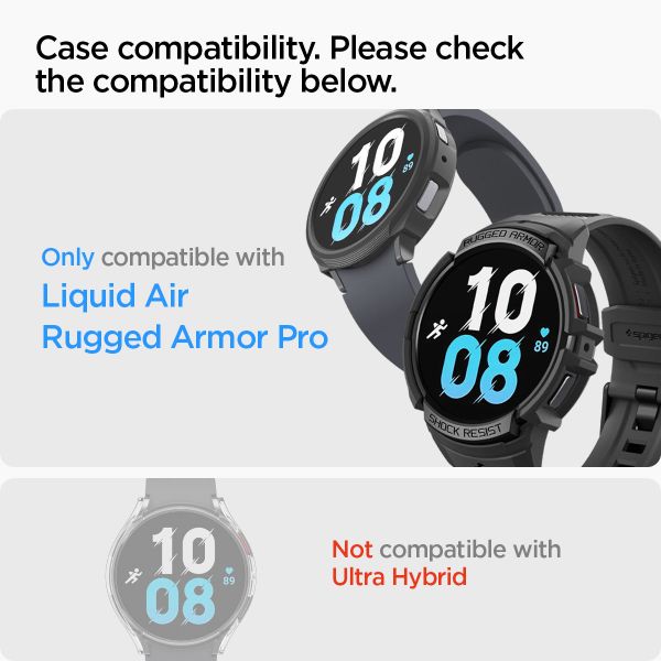 Spigen Protection d'écran EZ FIT Glas.tR avec applicateur Samsung Galaxy Watch 6 - 40 mm - Transparent