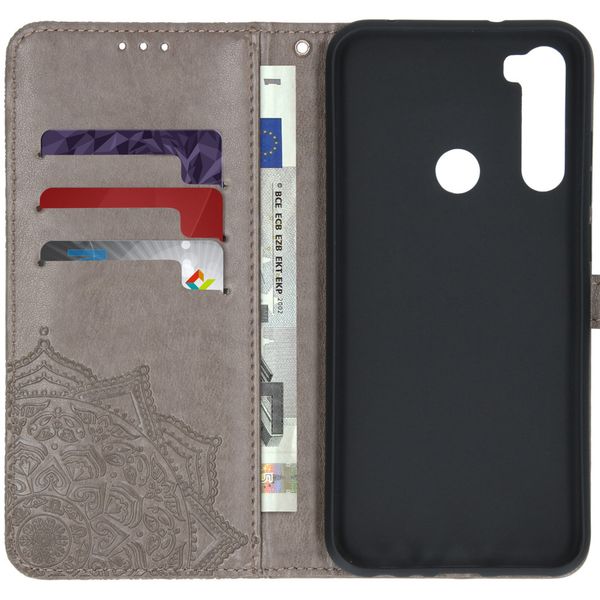 Etui de téléphone portefeuille Mandala Xiaomi Redmi Note 8T