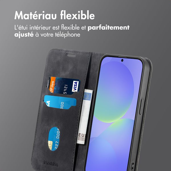 imoshion Étui de téléphone portefeuille Slim Samsung Galaxy A57 (5G) - Noir