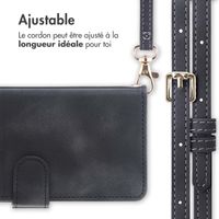 imoshion Etui de télephone portefeuille avec cordon Samsung Galaxy S25 Plus - Noir