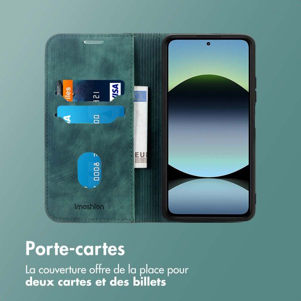 imoshion Étui de téléphone portefeuille Slim Xiaomi Redmi Note 14 (5G) - Vert