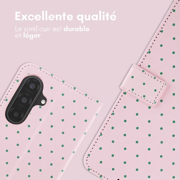 imoshion Étui de télephone portefeuille Design Samsung Galaxy A17 (5G) / (4G) - Happy Dots