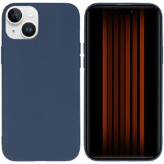 imoshion Coque Couleur iPhone 15 Plus - Bleu foncé