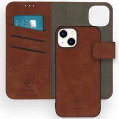 imoshion Etui de télephone luxe 2-en-1 amovible Apple iPhone 14 - Marron