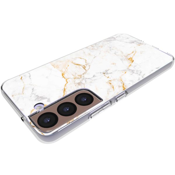 imoshion Coque Design Samsung Galaxy S22 - White Marble