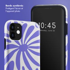 Selencia Coque arrière Vivid Apple iPhone 11 - Modern Bloom Sapphire Blue