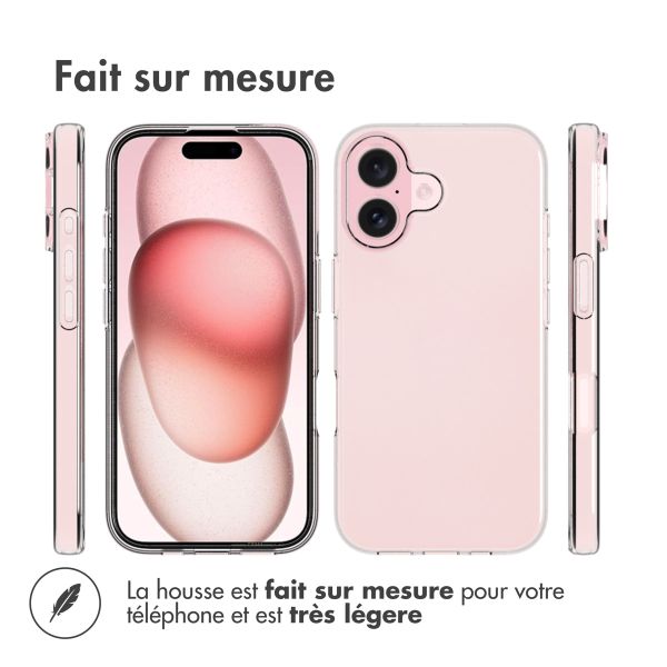 Accezz Coque Clear Apple iPhone 17 - Transparent