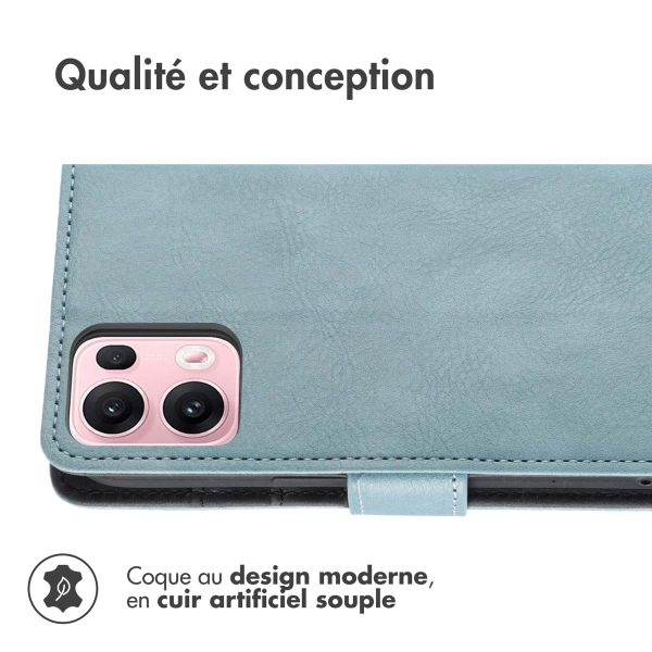 imoshion Étui de télephone portefeuille Oppo Reno 13 Pro - Bleu clair