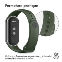 imoshion Bracelet en silicone Xiaomi Smart Band 8 / 9 - Vert foncé