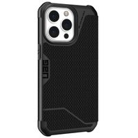 UAG Etui de téléphone portefeuille Metropolis iPhone 13 Pro - Kevlar Black