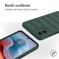 imoshion Coque arrière EasyGrip Motorola Moto G34 - Vert foncé