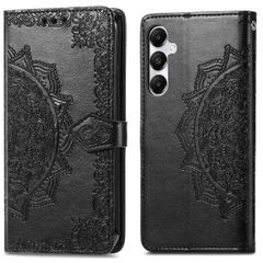 imoshion Etui de téléphone portefeuille Mandala Samsung Galaxy A55 - Noir