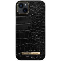 iDeal of Sweden Coque Atelier iPhone 14 Plus - Neo Noir Croco