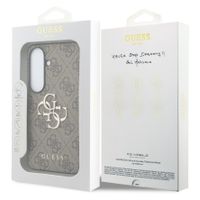 Guess Coque 4G Metal Logo Backcover Samsung Galaxy S26 - Marron