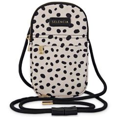 Selencia ﻿Pochette pour téléphone - Irregular Spots Black