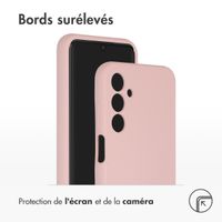 Accezz Coque Liquid Silicone Samsung Galaxy A25 (5G) - Rose