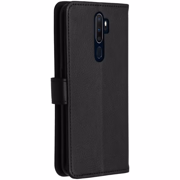 imoshion Étui de télephone portefeuille de luxe Oppo A5 (2020) / A9 (2020) - Noir