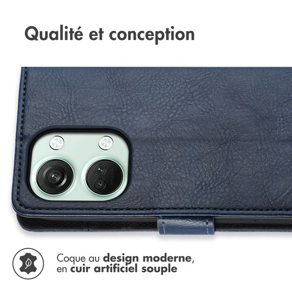 imoshion Étui de télephone portefeuille OnePlus Nord 3 - Bleu foncé