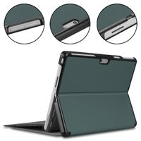 imoshion Coque tablette Trifold Microsoft Surface Pro 9 / Pro 10 / Pro 11 - Vert foncé