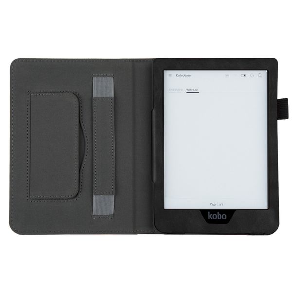 imoshion Etui portefeuille liseuse Kobo Clara HD - Noir