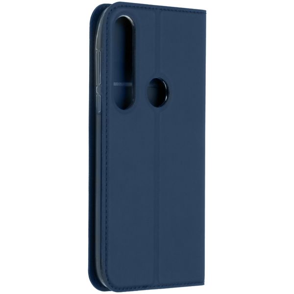 Dux Ducis Étui de téléphone Slim Motorola Moto G8 Plus - Bleu foncé