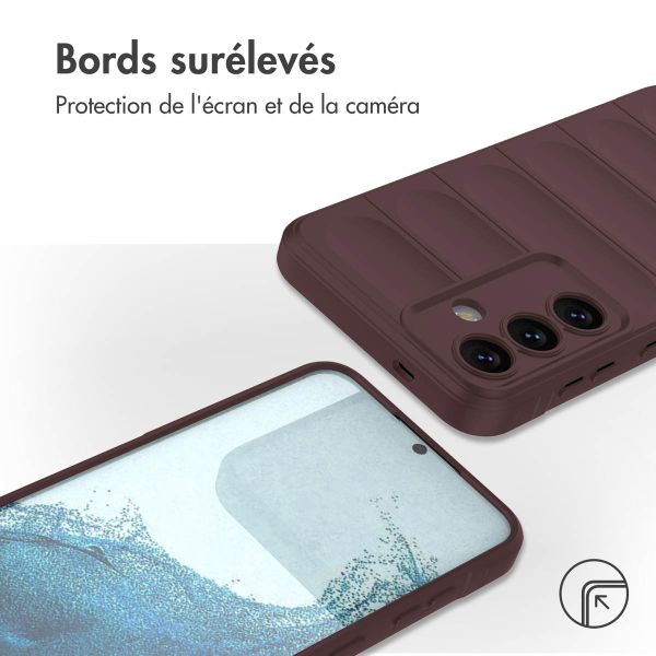 imoshion Coque arrière EasyGrip Samsung Galaxy S24 - Aubergine 