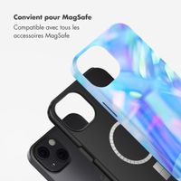 Selencia Coque arrière Vivid Tough avec MagSafe iPhone 13 - Holographic Blue Dream